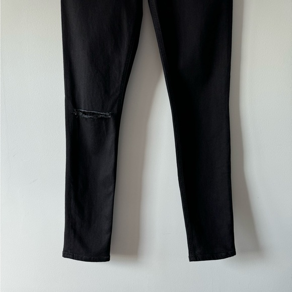 Reformation Jeans High Rise Skinny  Faded Black Destroyed Size 29 - Picture 6 of 16